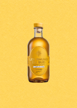 Rhum vieux avec photo colorée