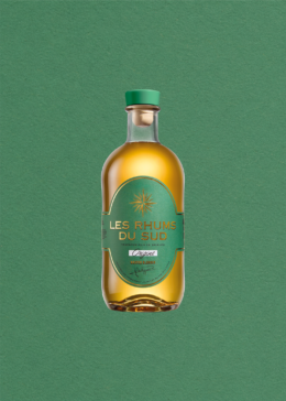 Rhum vieux avec photo colorée